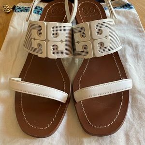 Tory Burch sandals in excellent condition with original dust cover pouch